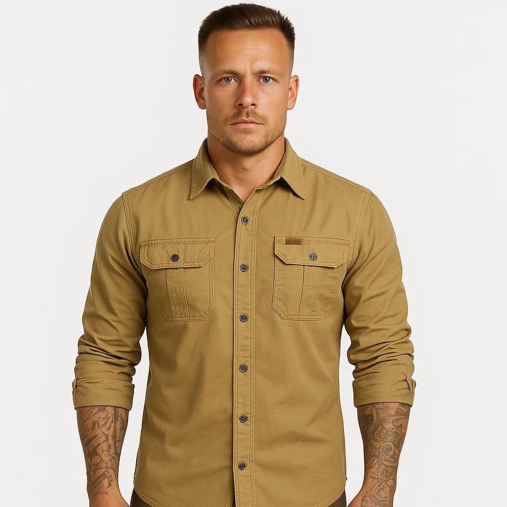 Męska Koszula Casual Slim Fit z Wzorem