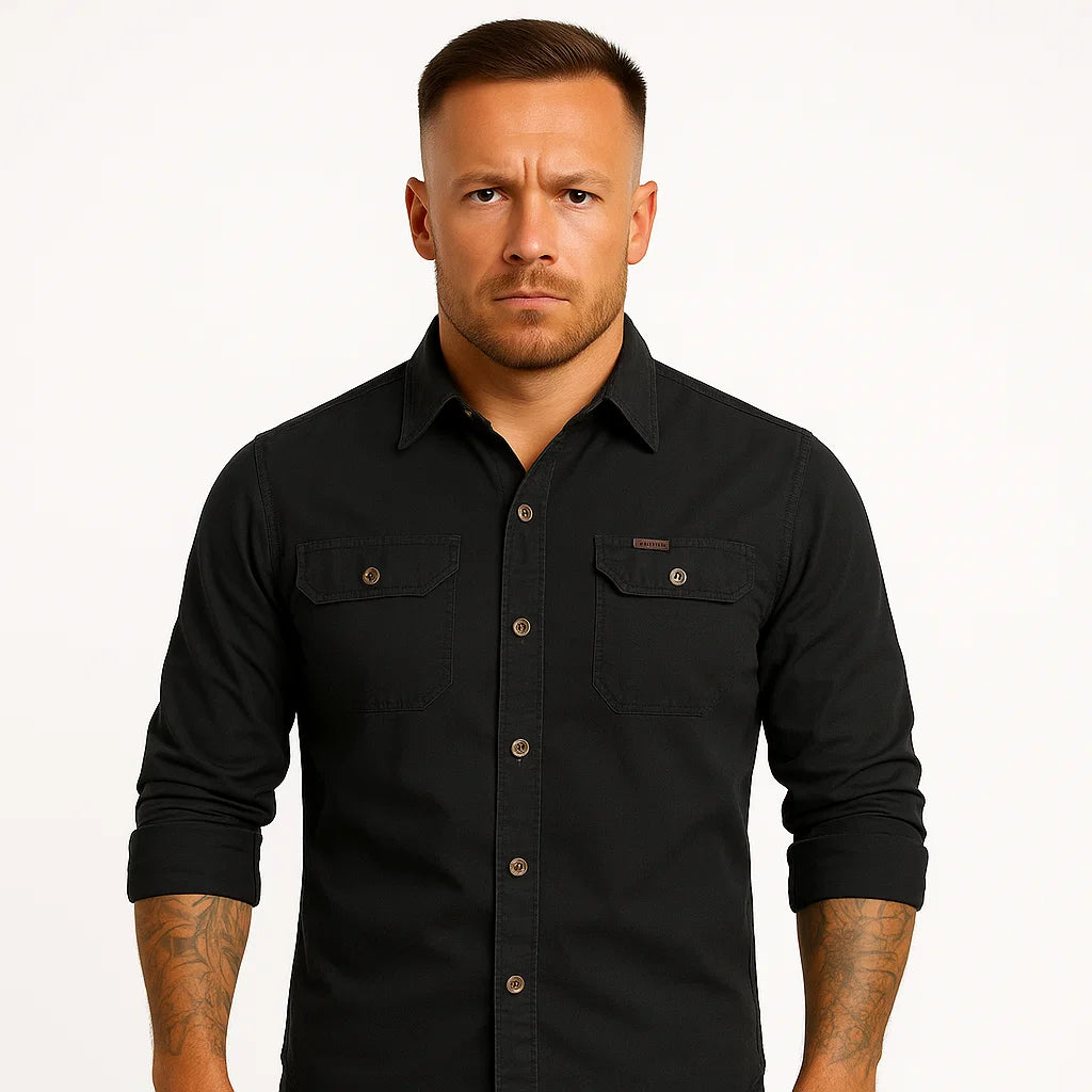 Męska Koszula Casual Slim Fit z Wzorem