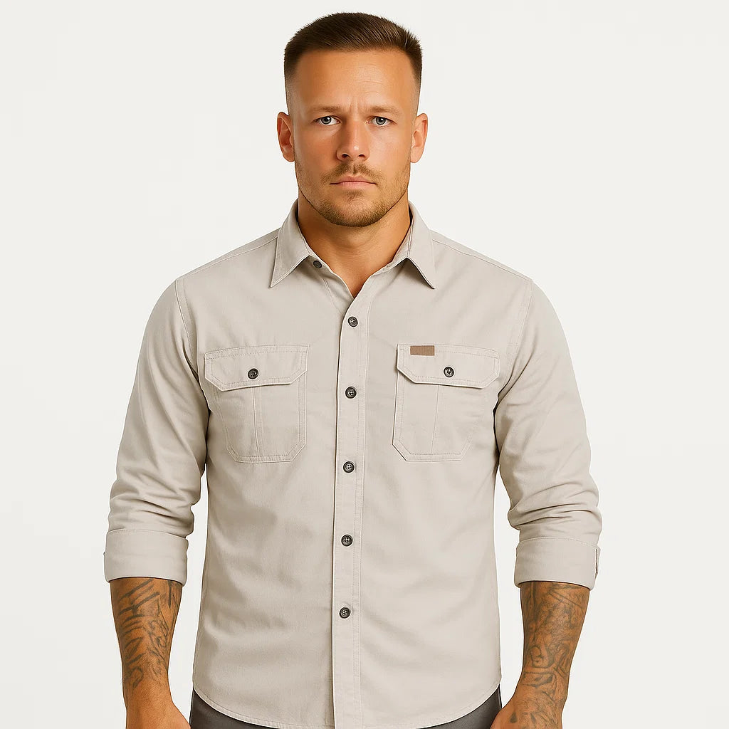 Męska Koszula Casual Slim Fit z Wzorem